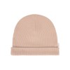 Oudroze babymutsje - Beanie ribbed mushroom 